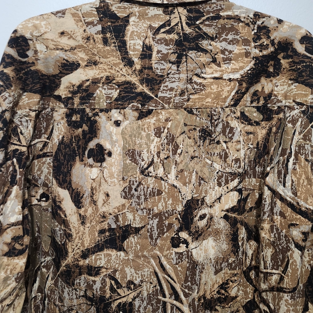 Men's Outdoor Camouflage Hunting Shirt Size Large - Picture 7 of 7